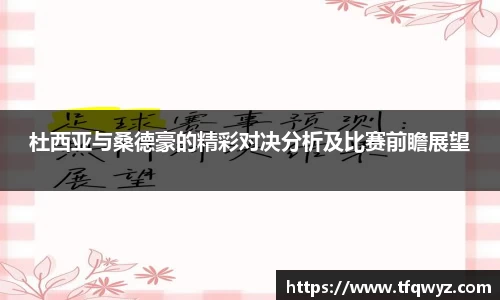 杜西亚与桑德豪的精彩对决分析及比赛前瞻展望